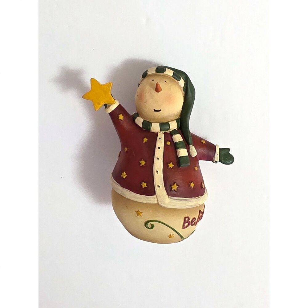 Blossom Bucket Dan DiPaolo Figure Snowman Star Believe